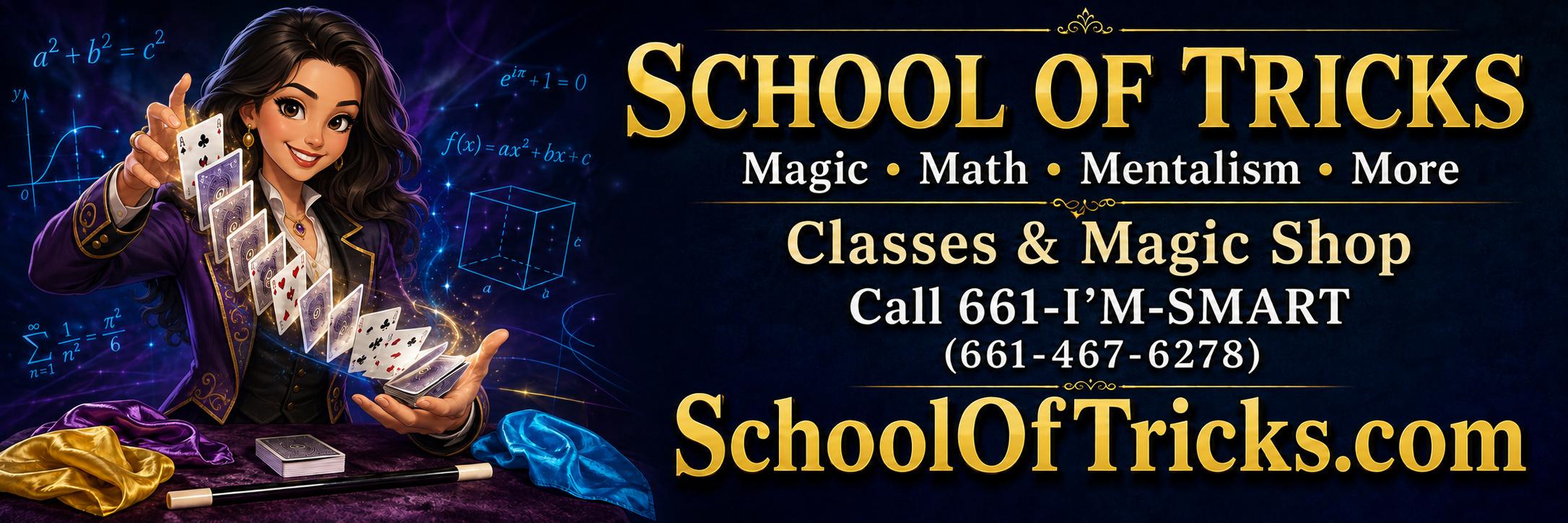 School of Tricks — magic, math, mentalism and more in Bakersfield